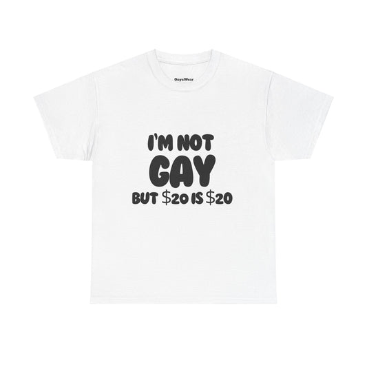 i'm not gay Cotton Tee